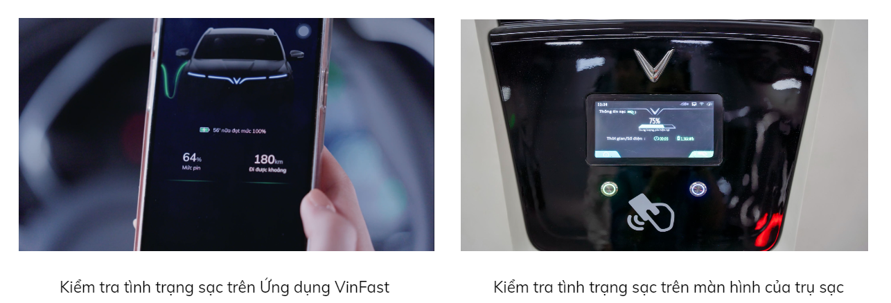 Hướng dẫn sạc pin ô tô điện vinfast tại trạm sạc - 6